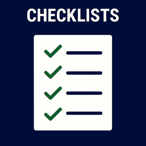 ✅ Checklists