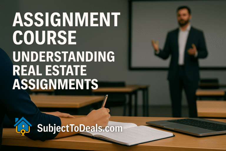 🎓 Course: Assignment Course — Understanding Real Estate Assignments